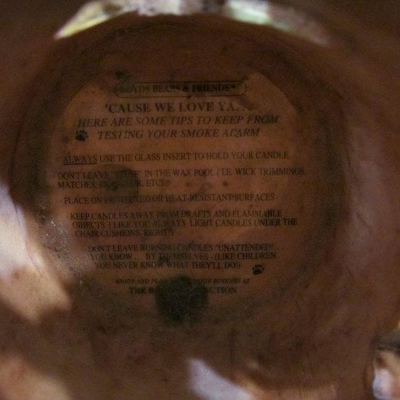 Boyds Bears - Audubon P. Pussywillow Birdwatcher - Votive Candle Holder - Picture 16 of 16